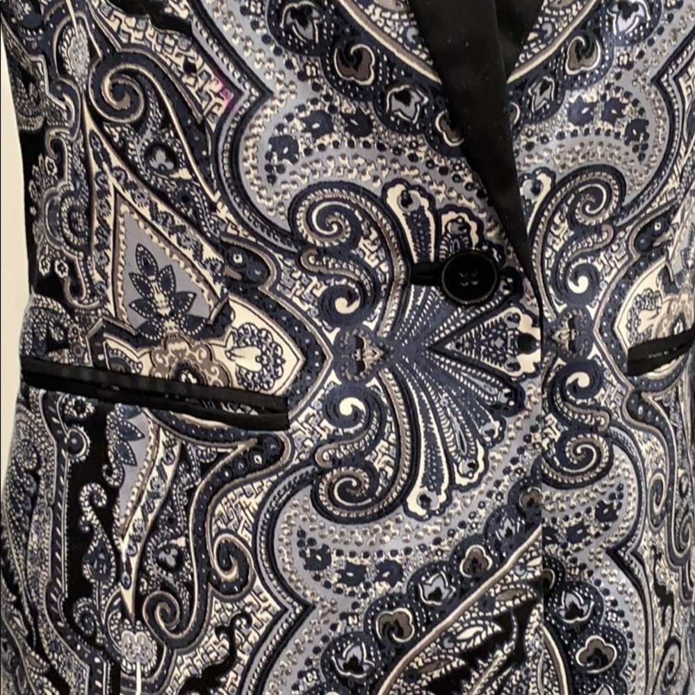 CLEARANCE Coldwater Creek Paisley Blazer - Picture 2 of 4